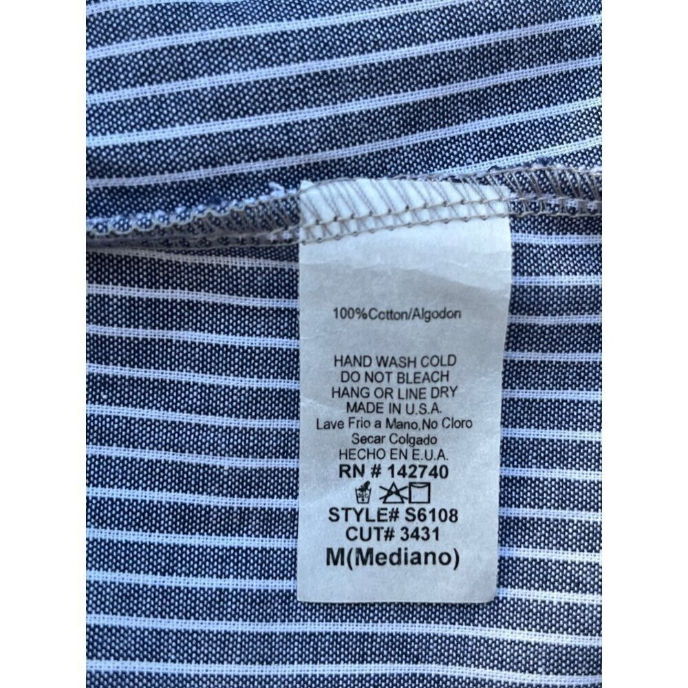 Nasty Gal Primi Women's Blue Cotton Striped Wrap Mini Skirt Size M NWOT - Picture 13 of 16